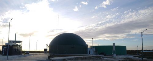 Fertigstellung der Biogasanlage in Sitovo, Bulgarien